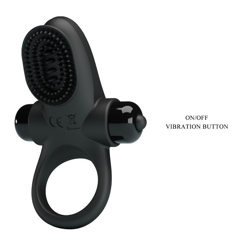 PRETTY LOVE - VIBRATORRING II FÜR DEN SCHWARZEN PENIS – Vibrator Bild 11