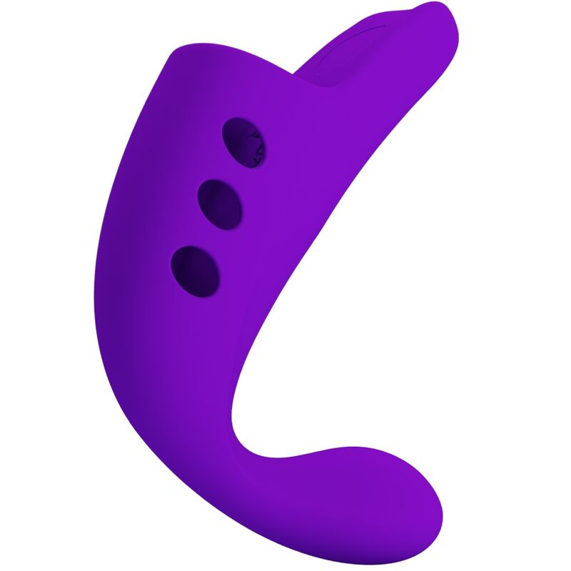 PRETTY LOVE - GORGON PURPLE WIEDERAUFLADBARER FINGERVIBRATOR – Fingervibrator Bild 4