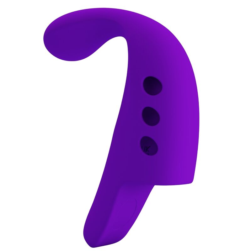 PRETTY LOVE - GORGON PURPLE WIEDERAUFLADBARER FINGERVIBRATOR – Fingervibrator Bild 5