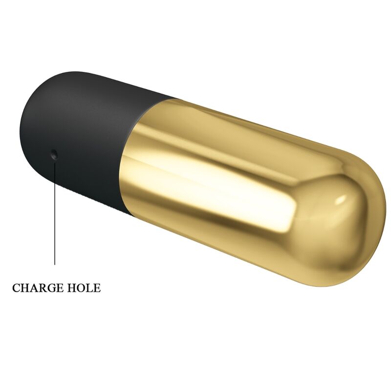 PRETTY LOVE - GOLDENER WIEDERAUFLADBARER KUGELVIBRATOR – Vibrator Bild 9