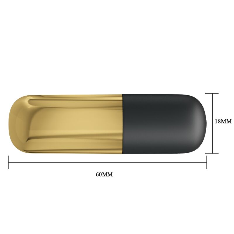 PRETTY LOVE - GOLDENER WIEDERAUFLADBARER KUGELVIBRATOR – Vibrator Bild 7