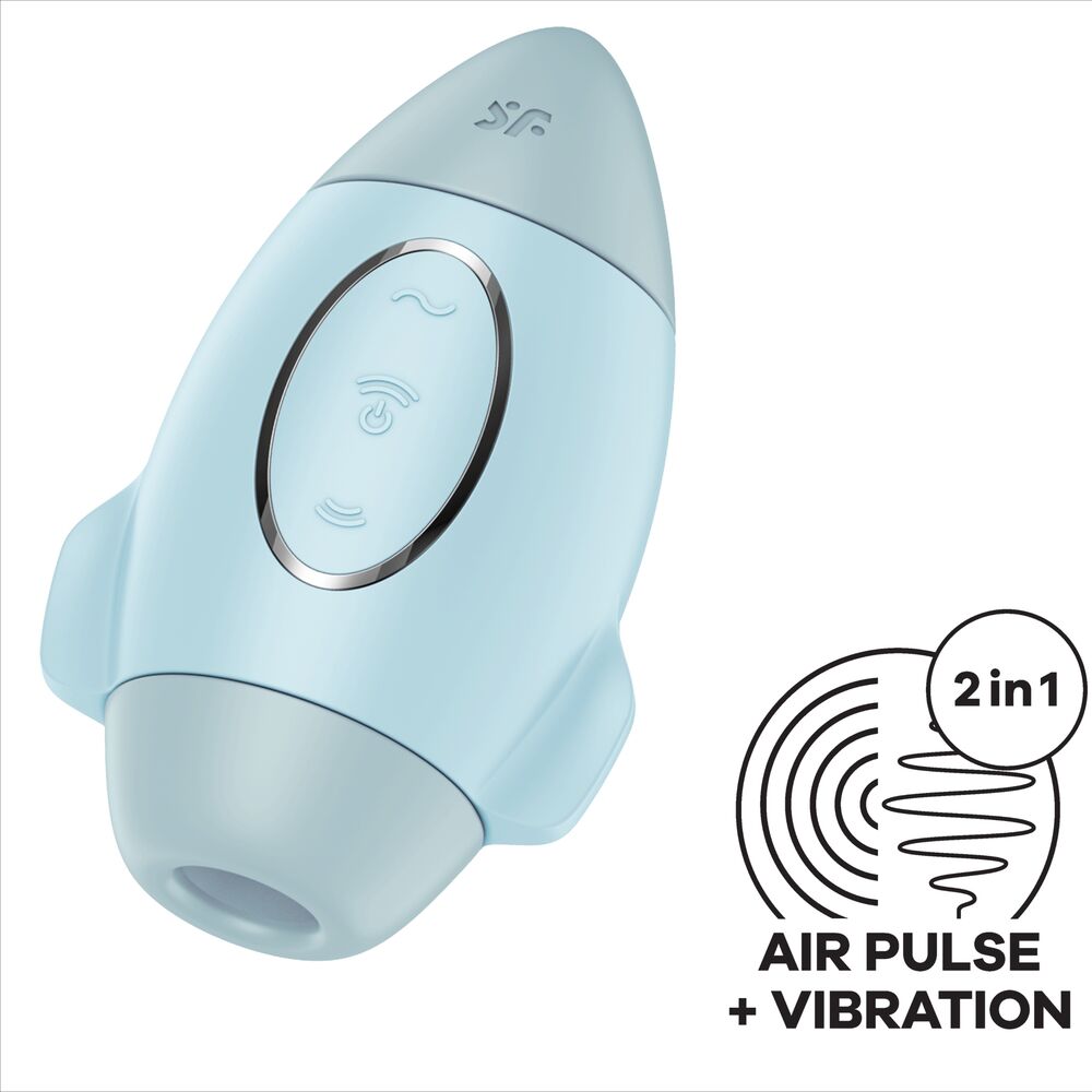 SATISFYER - MISSION CONTROL BLAUER KLEINER DOPPELIMPULS VIBRATOR – Klitorisstimulator Bild 9