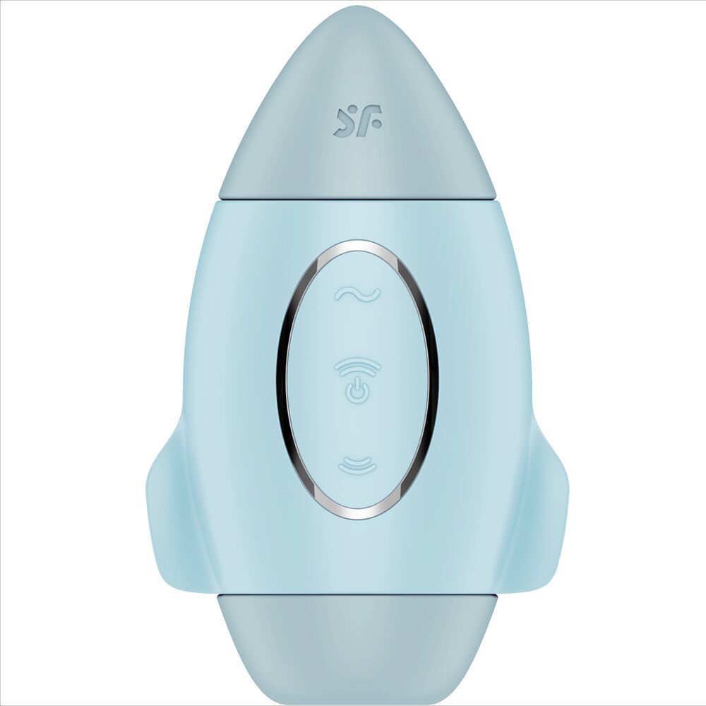 SATISFYER - MISSION CONTROL BLAUER KLEINER DOPPELIMPULS VIBRATOR – Klitorisstimulator Bild 2