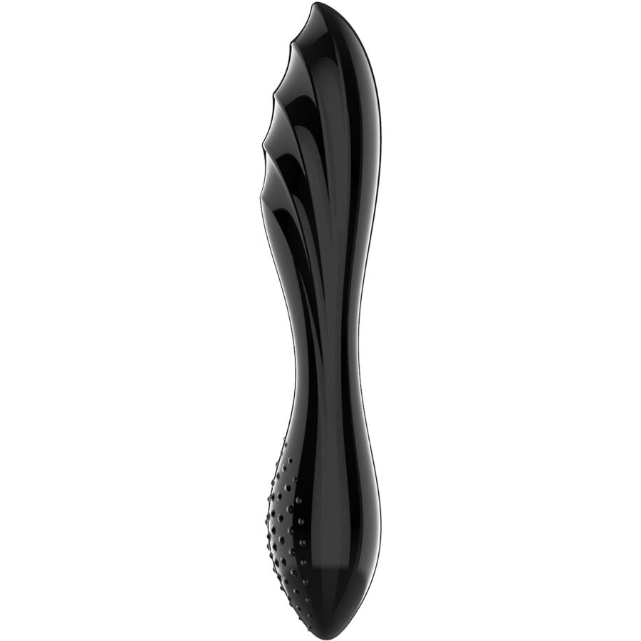 SATISFYER – Schillerndes Kristall Schwarz, Borosilikatglas, G-Punkt- & Klitorisstimulation Klitorisstimulator diskret online kaufen