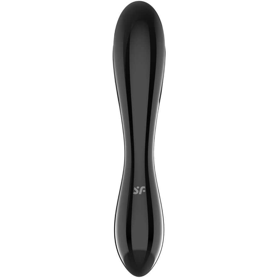 SATISFYER – Schillerndes Kristall Schwarz, Borosilikatglas, G-Punkt- & Klitorisstimulation hochwertiges Sextoy bei Secret Pulse