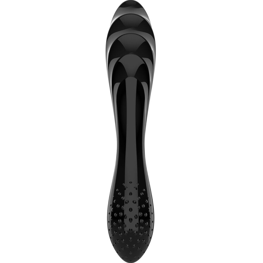 SATISFYER – Schillerndes Kristall Schwarz, Borosilikatglas, G-Punkt- & Klitorisstimulation Klitorisstimulator diskret online kaufen