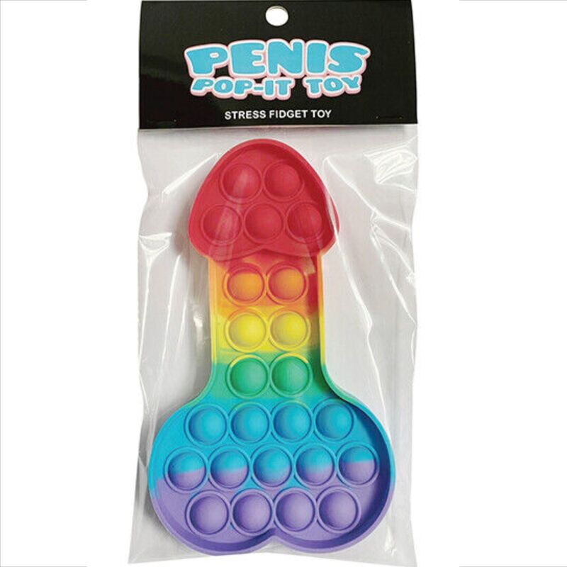 KHEPER GAMES - MEHRFARBIGES POP-IT-PENIS-ANTI-STRESS-SPIELZEUG – Erotik-Zubehör Bild 1