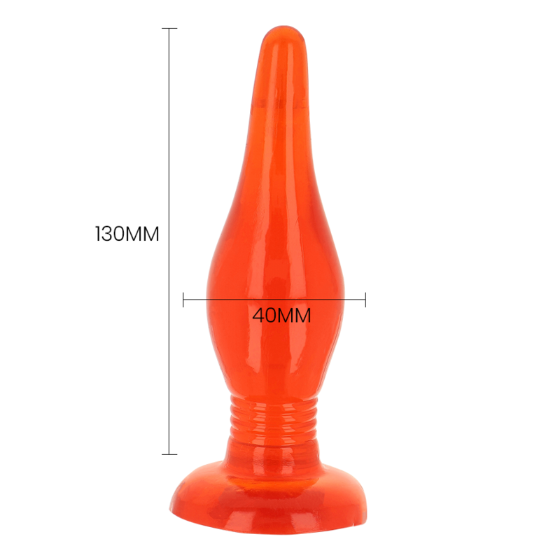 BAILE - ROTER SOFT TOUCH ANALSTECKER 14.2 CM hochwertiges Intimtoy