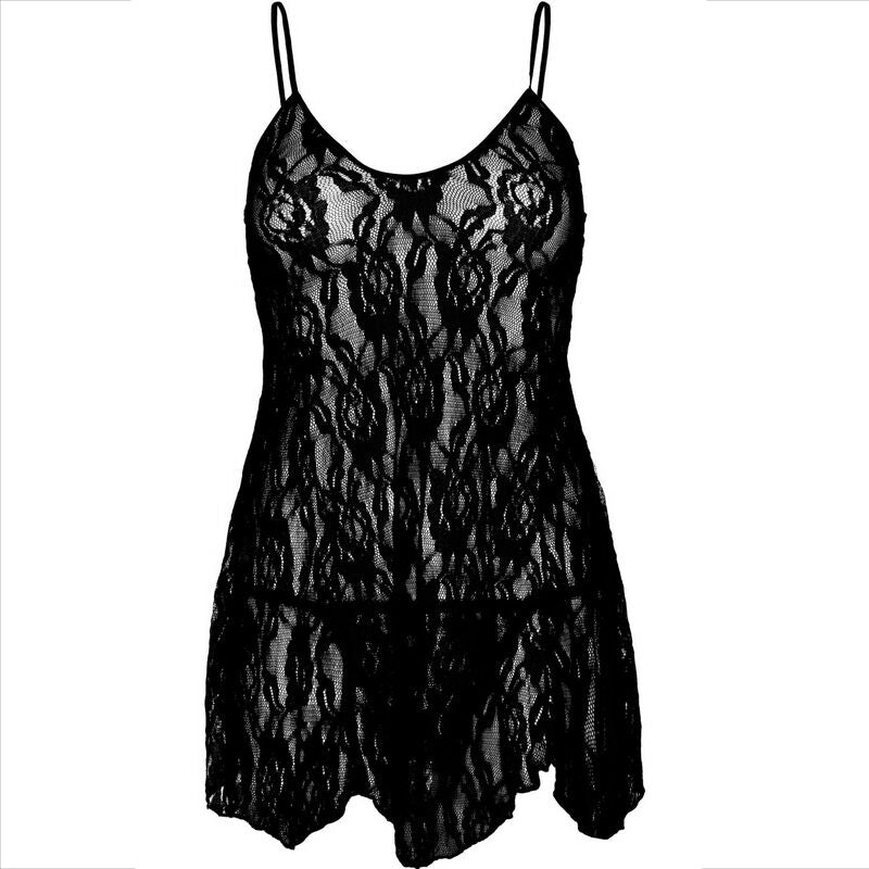 LEG AVENUE - CHEMISE-BLUMENSPITZE Dessous-Kleid diskret online kaufen