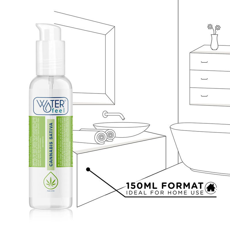 WATERFEEL - CANNABIS-SCHMIERMITTEL 150 ML für Komfort und sinnliche Anwendung