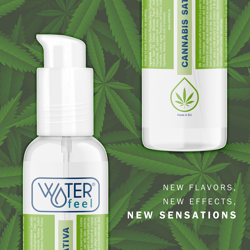 WATERFEEL - CANNABIS-SCHMIERMITTEL 150 ML Gleitgel diskret online kaufen