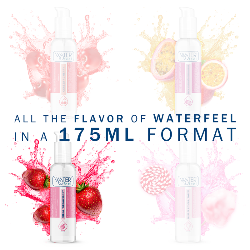 WATERFEEL - SCHMIERMITTEL AUF ERDBEERWASSERBASIS 175 ML – wasserbasiertes Gleitgel Bild 3