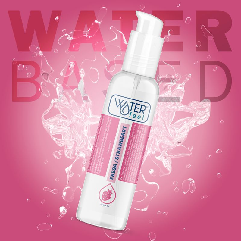 WATERFEEL - SCHMIERMITTEL AUF ERDBEERWASSERBASIS 175 ML – wasserbasiertes Gleitgel Bild 7