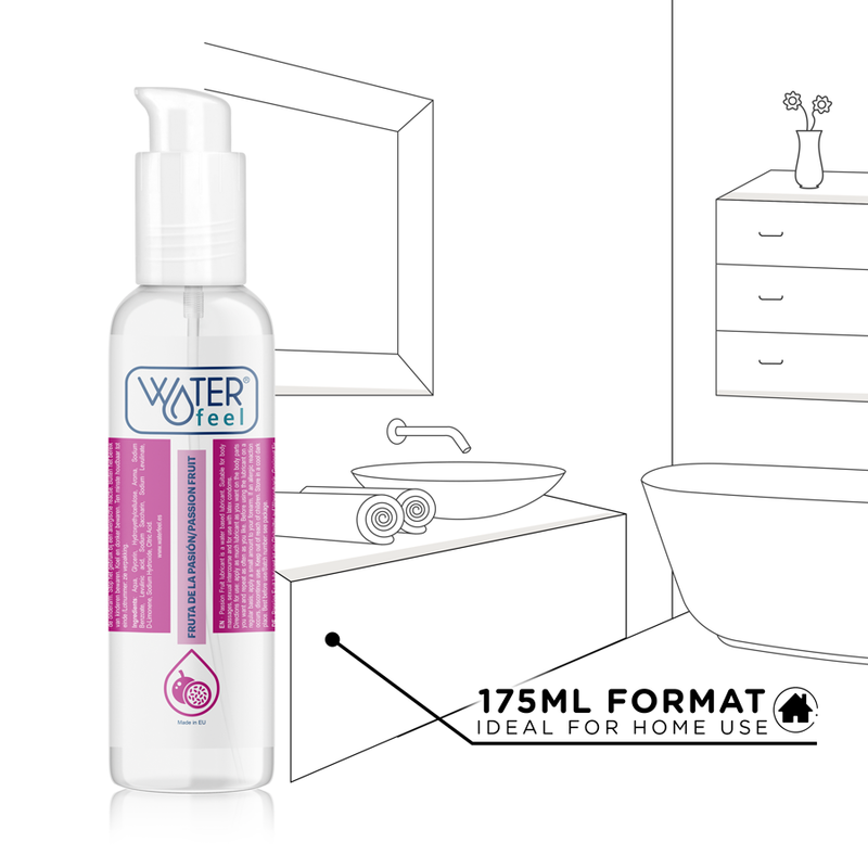 WATERFEEL - PASSIONSFRUCHT-SCHMIERMITTEL AUF WASSERBASIS 175 ML – wasserbasiertes Gleitgel Bild 8