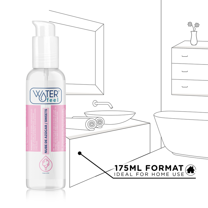WATERFEEL - ZUCKERWOLKEN-SCHMIERMITTEL 175 ML – Gleitgel Bild 9