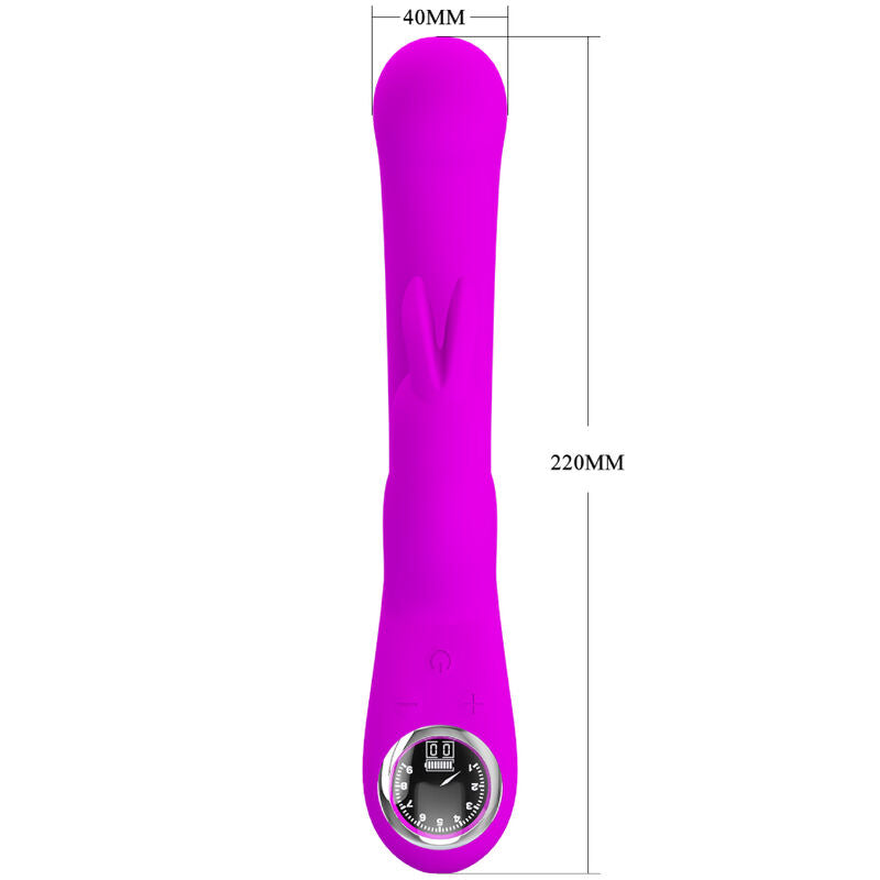 Pretty Love Lamar Rabbit Vibrator – 10 Vibrationsfunktionen, 9 Geschwindigkeitsstufen, USB, violett – Rabbit Vibrator Bild 11