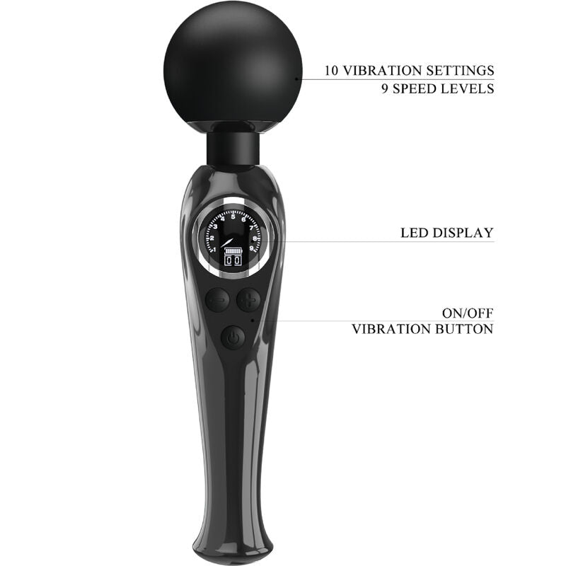PRETTY LOVE - SKYLER VIBRATOR STAB SCHWARZ – Vibrator Bild 14