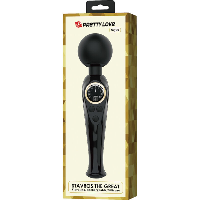 PRETTY LOVE - SKYLER VIBRATOR STAB SCHWARZ – Vibrator Bild 16