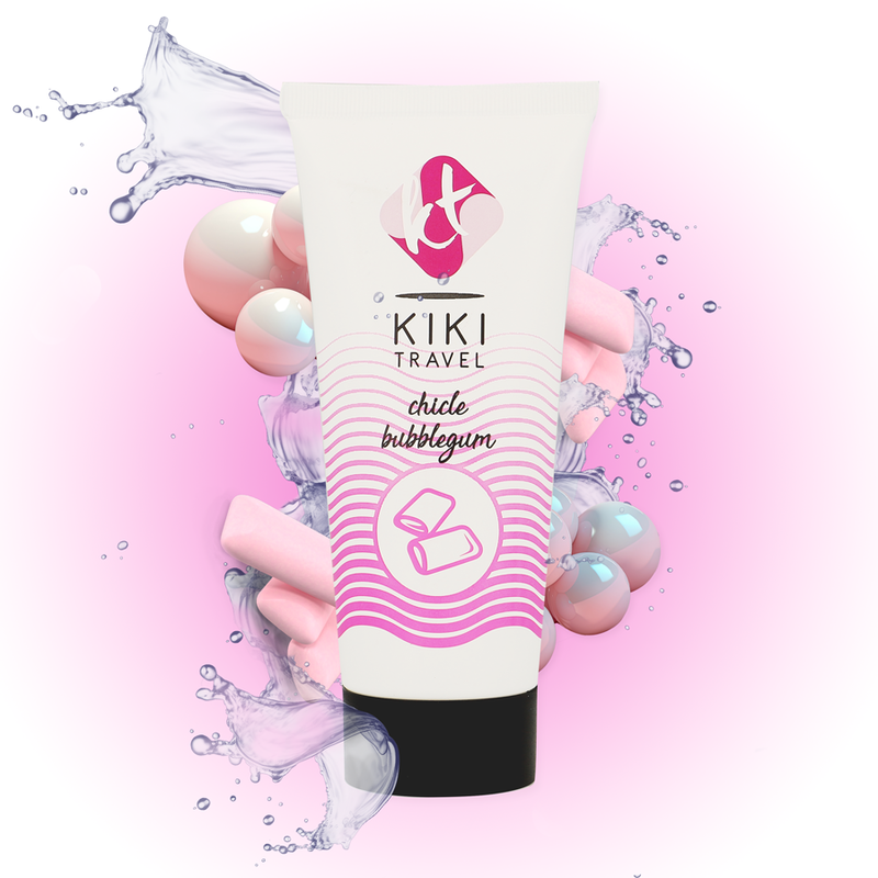 KIKÍ TRAVEL Gleitgel Strawberry Gum – 50 ml, Vegan & Wasserbasiert wasserbasiertes Gleitgel diskret online kaufen