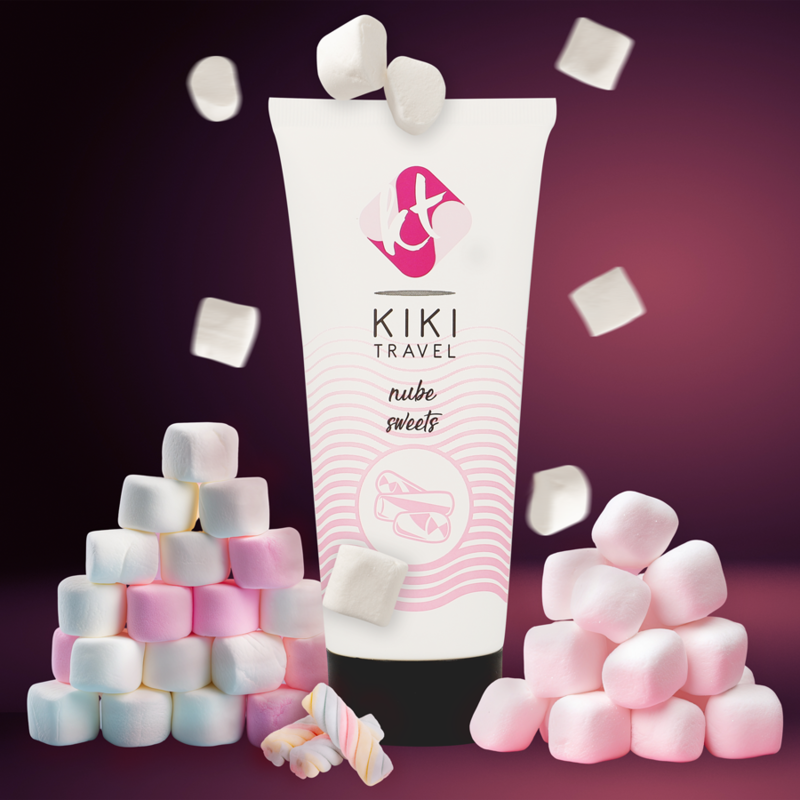 KIKÍ TRAVEL Gleitgel Nube – 50 ml, Vegan & Wasserbasiert für Komfort und sinnliche Anwendung