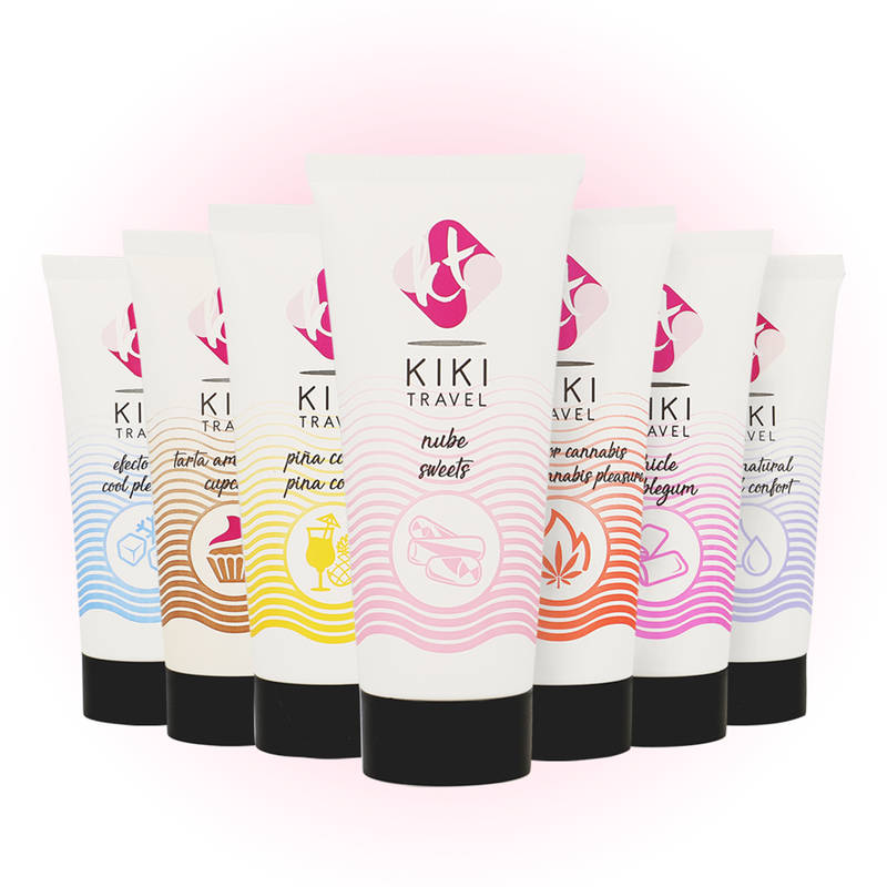 KIKÍ TRAVEL Gleitgel Nube – 50 ml, Vegan & Wasserbasiert Produktverpackung und Details