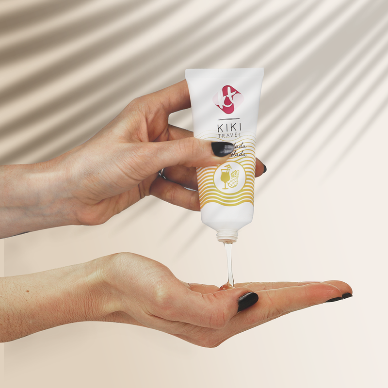 KIKÍ TRAVEL Gleitgel Pina Colada – 50 ml, Vegan & Wasserbasiert für geschmeidige intime Momente