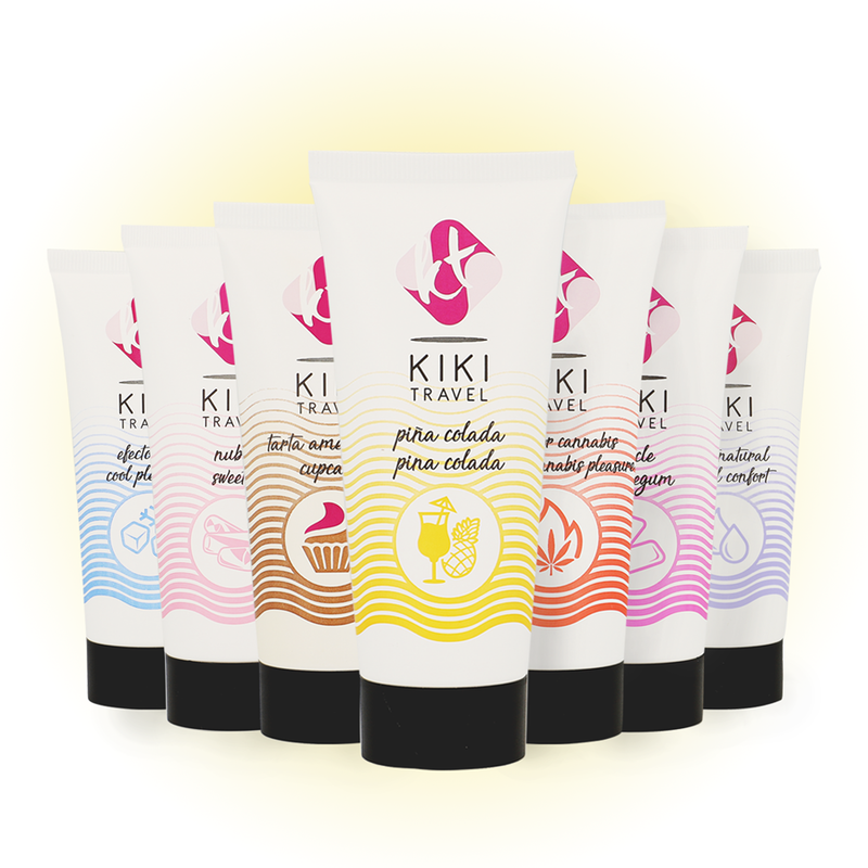 KIKÍ TRAVEL Gleitgel Pina Colada – 50 ml, Vegan & Wasserbasiert Produktverpackung und Details