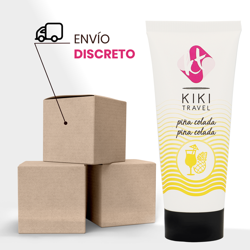 KIKÍ TRAVEL Gleitgel Pina Colada – 50 ml, Vegan & Wasserbasiert bei Secret Pulse im Erotikshop