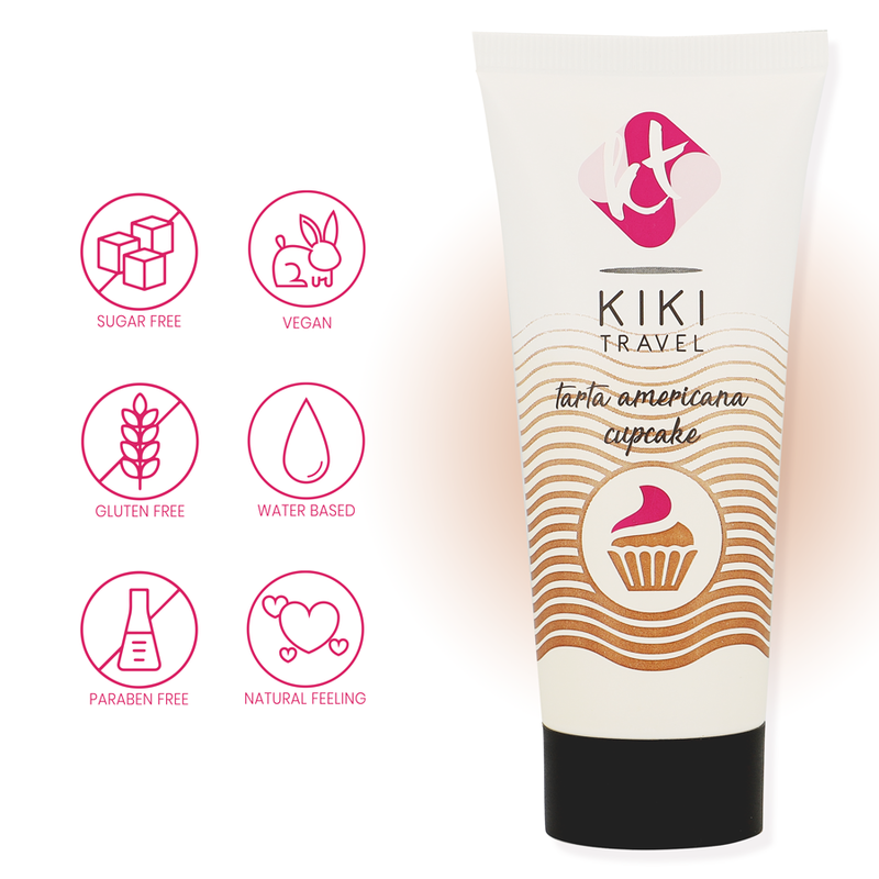 KIKÍ TRAVEL Gleitgel Cupcake – 50 ml, Vegan & Wasserbasiert bei Secret Pulse im Erotikshop
