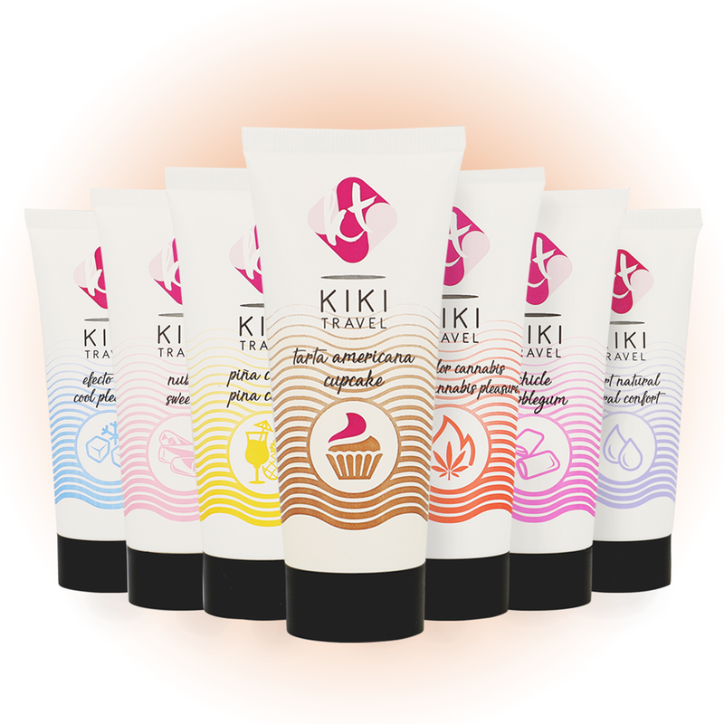 KIKÍ TRAVEL Gleitgel Cupcake – 50 ml, Vegan & Wasserbasiert Produktverpackung und Details