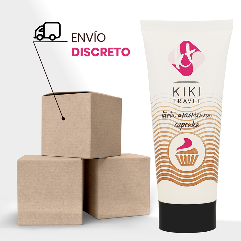 KIKÍ TRAVEL Gleitgel Cupcake – 50 ml, Vegan & Wasserbasiert bei Secret Pulse im Erotikshop