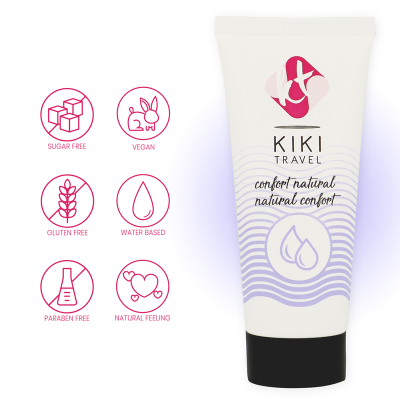 KIKÍ TRAVEL - CONFORT NATÜRLICHES SCHMIERMITTEL 50 ML bei Secret Pulse im Erotikshop