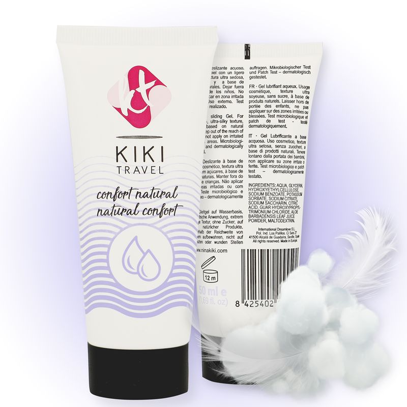 KIKÍ TRAVEL - CONFORT NATÜRLICHES SCHMIERMITTEL 50 ML für geschmeidige intime Momente