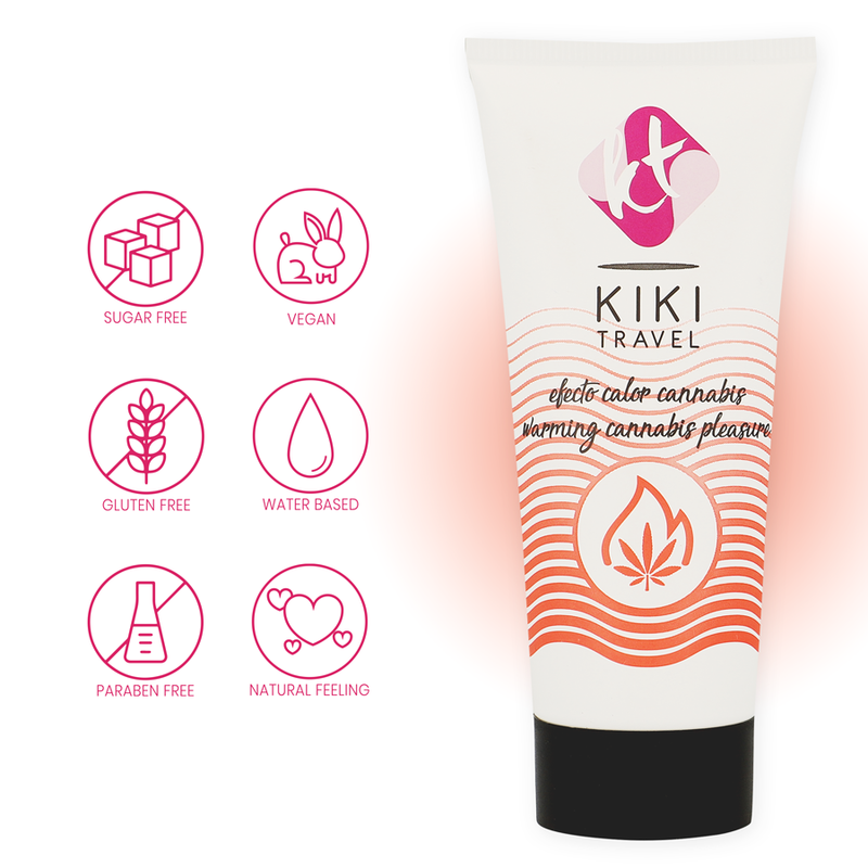 KIKÍ TRAVEL - CANNABIS HEISSES EFFEKT-SCHMIERMITTEL 50 ML bei Secret Pulse im Erotikshop