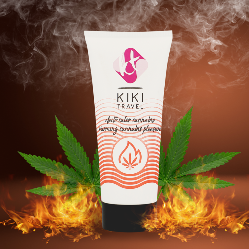 KIKÍ TRAVEL - CANNABIS HEISSES EFFEKT-SCHMIERMITTEL 50 ML für Komfort und sinnliche Anwendung