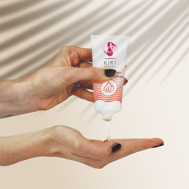 KIKÍ TRAVEL - CANNABIS HEISSES EFFEKT-SCHMIERMITTEL 50 ML für geschmeidige intime Momente