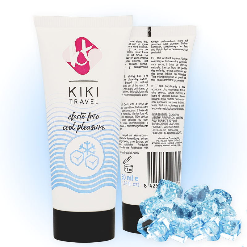KIKÍ TRAVEL - SCHMIERMITTEL MIT KÜHLEFFEKT 50 ML für geschmeidige intime Momente