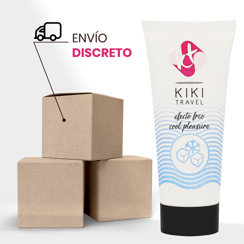 KIKÍ TRAVEL - SCHMIERMITTEL MIT KÜHLEFFEKT 50 ML bei Secret Pulse im Erotikshop