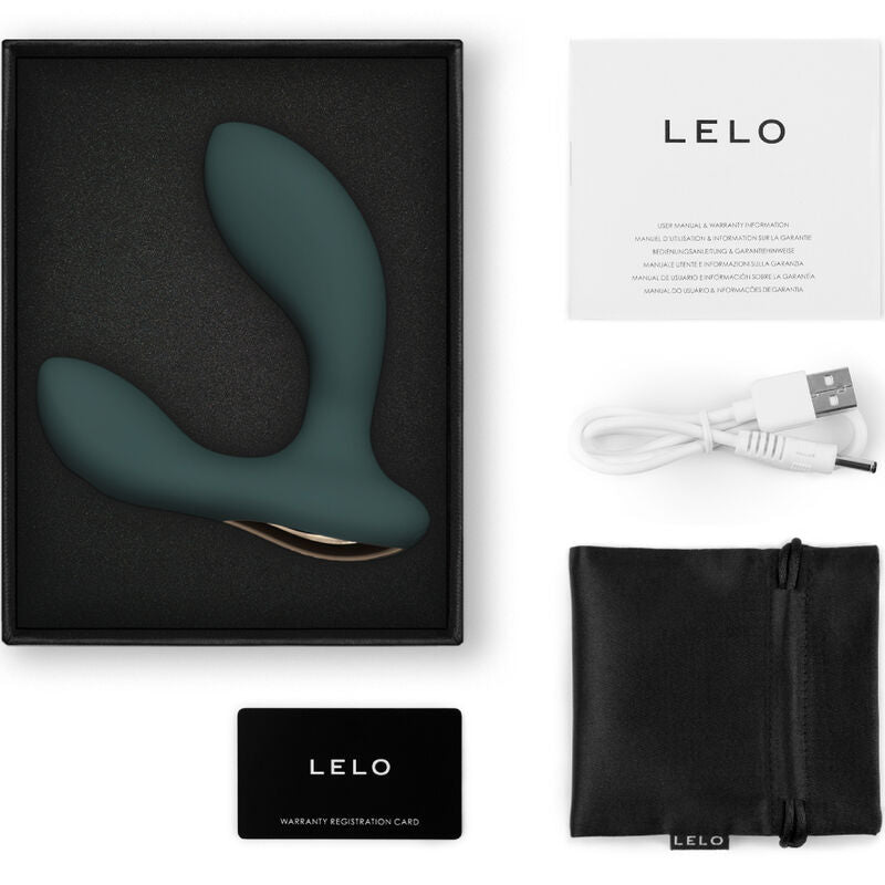 LELO - HUGO 2 GRÜNES PROSTATAMASSAGER Massager Vibrator Produktansicht und Details
