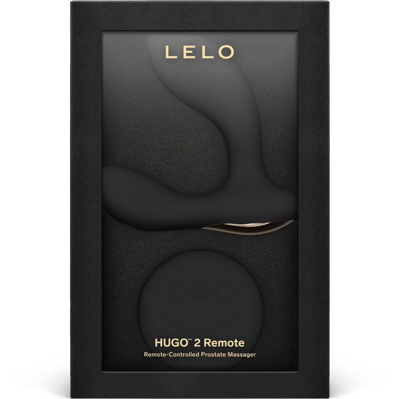 LELO - HUGO 2 PROSTATAMASSAGER MIT FERNBEDIENUNG SCHWARZ Massager Vibrator Produktansicht und Details