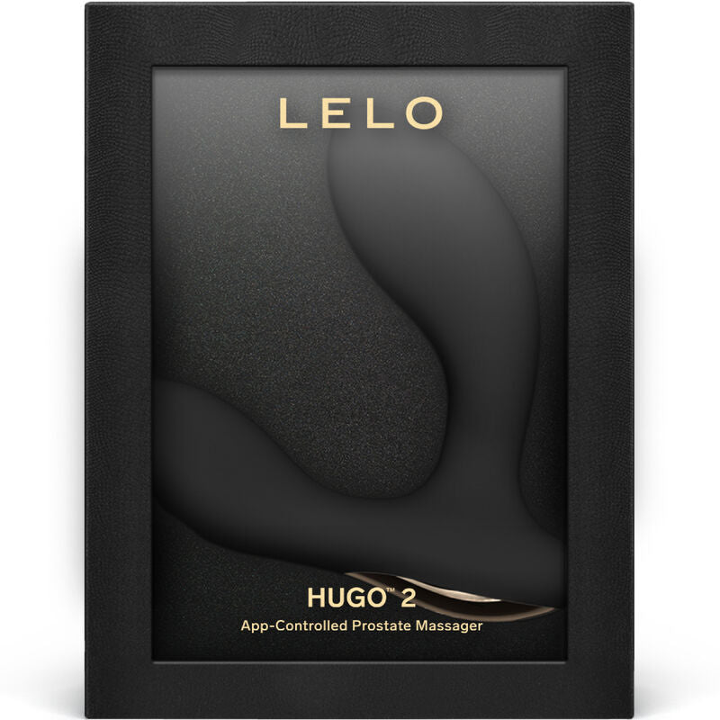 LELO - HUGO 2 SCHWARZES PROSTATAMASSAGER Massager Vibrator Produktansicht und Details