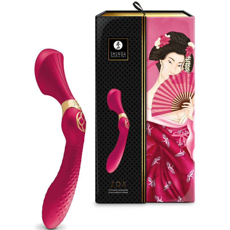 SHUNGA - ZOA INTIMMASSAGER FUCHSIA – Massager Vibrator Bild 6
