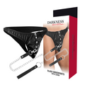 DARKNESS - SUBMISSION-TANGA MIT METALLKETTE Slip Produktansicht