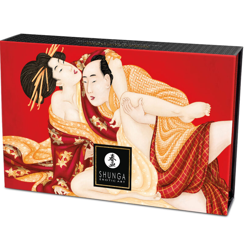 SHUNGA - ERDBEER-ESSBARE MASSAGEPULVER-SET Detailansicht bei Secret Pulse