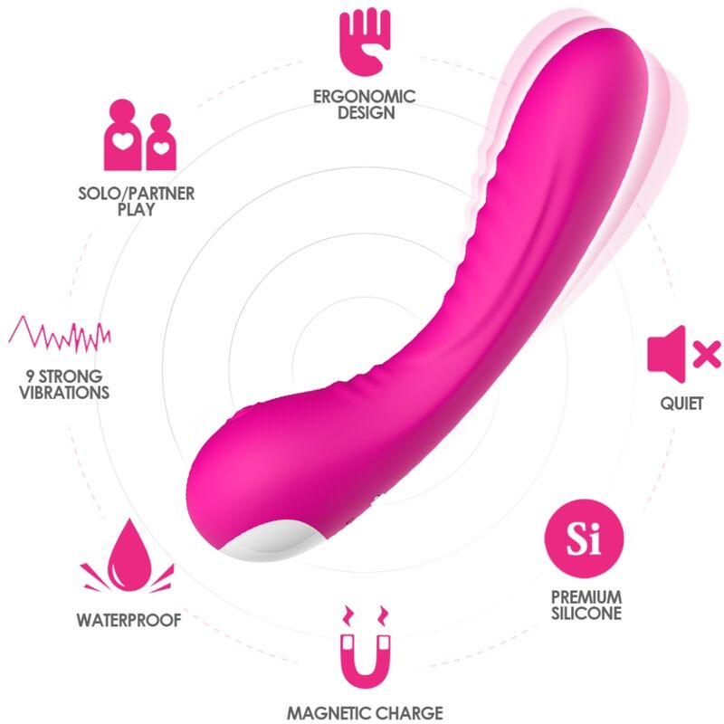 ARMONY Legend Vibrator Fuchsia | G-Punkt & Klitoris Stimulation Klitorisstimulator diskret online kaufen