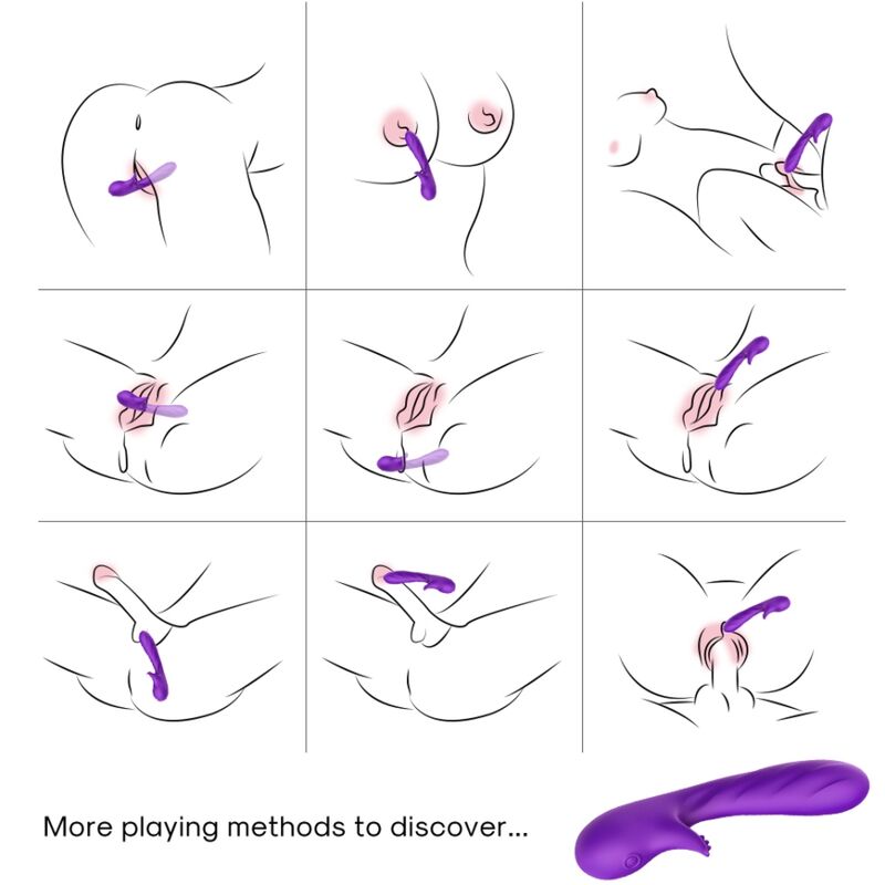 ARMONY Romance Vibrator & Stimulator Lila | G-Punkt & Klitoris hochwertiges Sextoy bei Secret Pulse