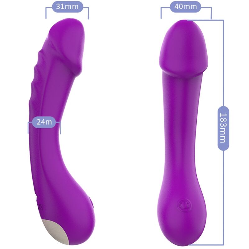 ARMONY - DILDO VIBRATOR G-SPOT SILIKON LILA – Dildo Bild 5