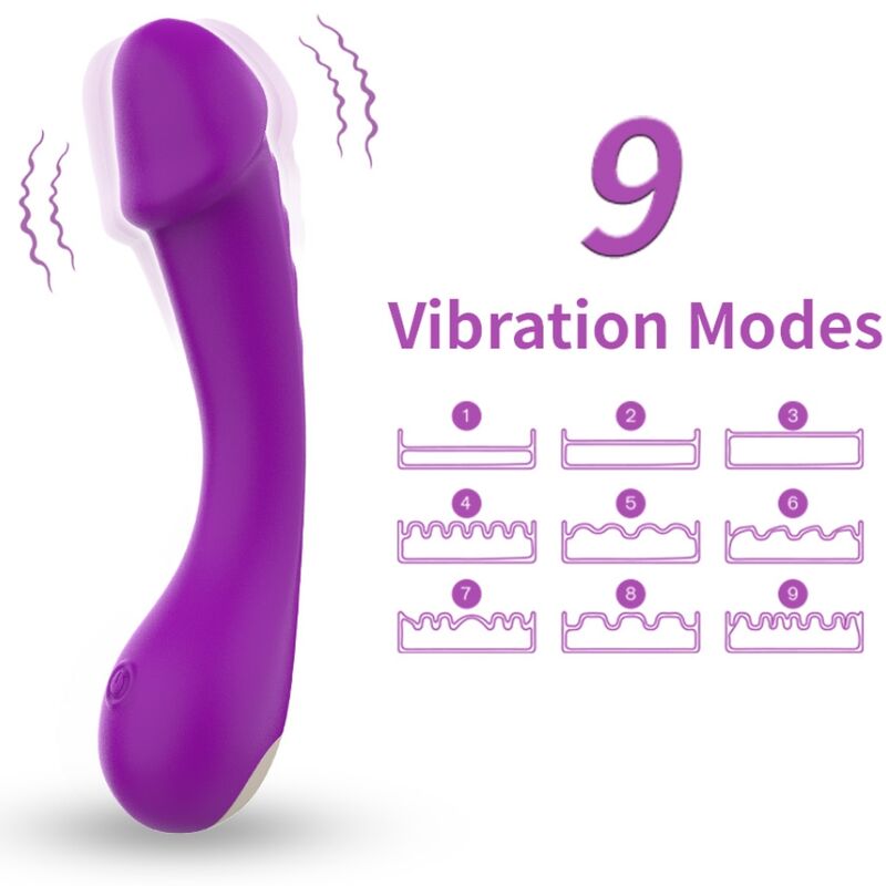ARMONY - DILDO VIBRATOR G-SPOT SILIKON LILA – Dildo Bild 2