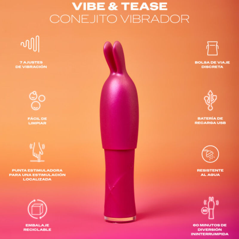 DUREX - TOY VIBE & TEASE VIBRATOR Produktansicht und Details