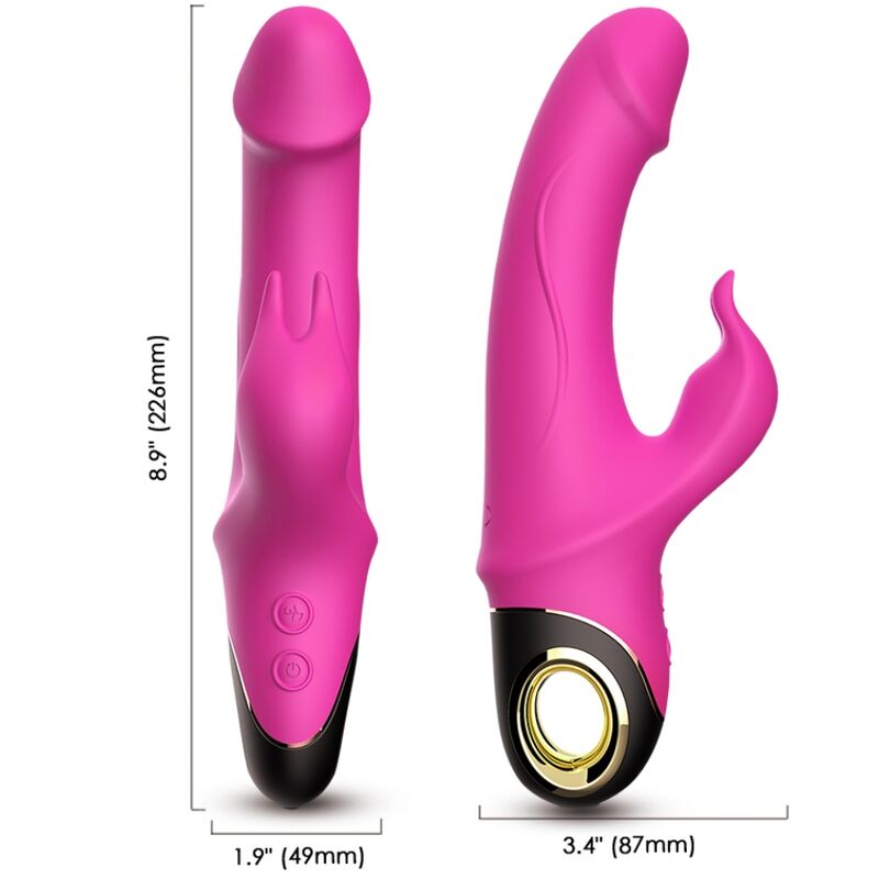 Armony Meteor Rabbit Vibrator Fuchsia – Rotator, 18 Vibrationsmodi, wasserdicht Rabbit Vibrator diskret online kaufen